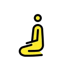 Man Kneeling SVG Icon